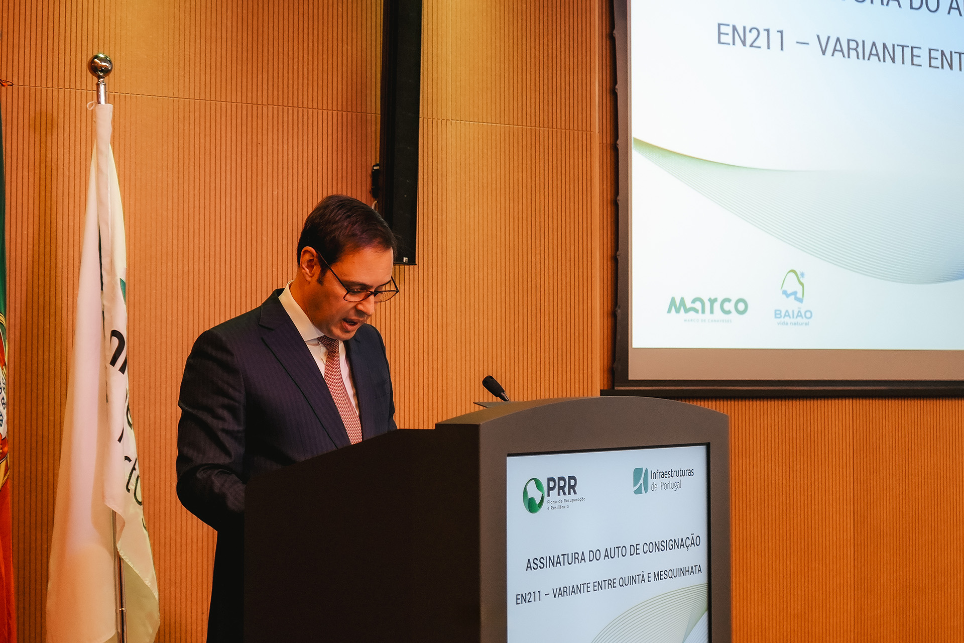 Ceremony for the signing of the contract for the construction of the EN211 bypass between Quintã and Mesquinhata