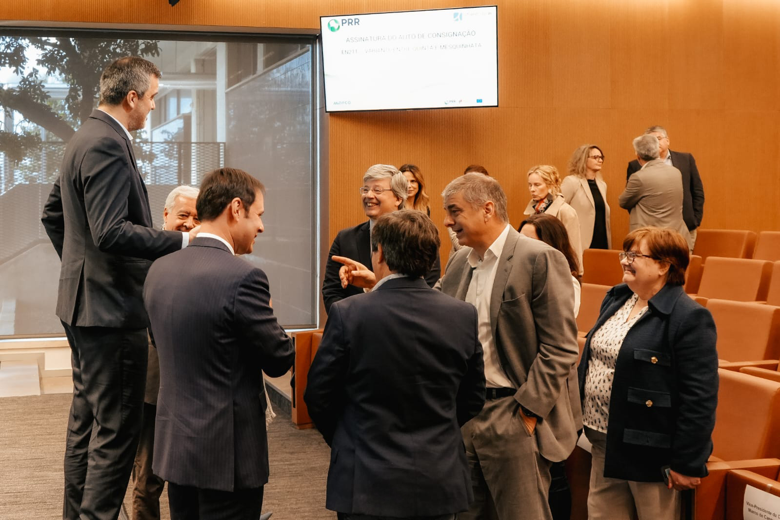 Ceremony for the signing of the contract for the construction of the EN211 bypass between Quintã and Mesquinhata