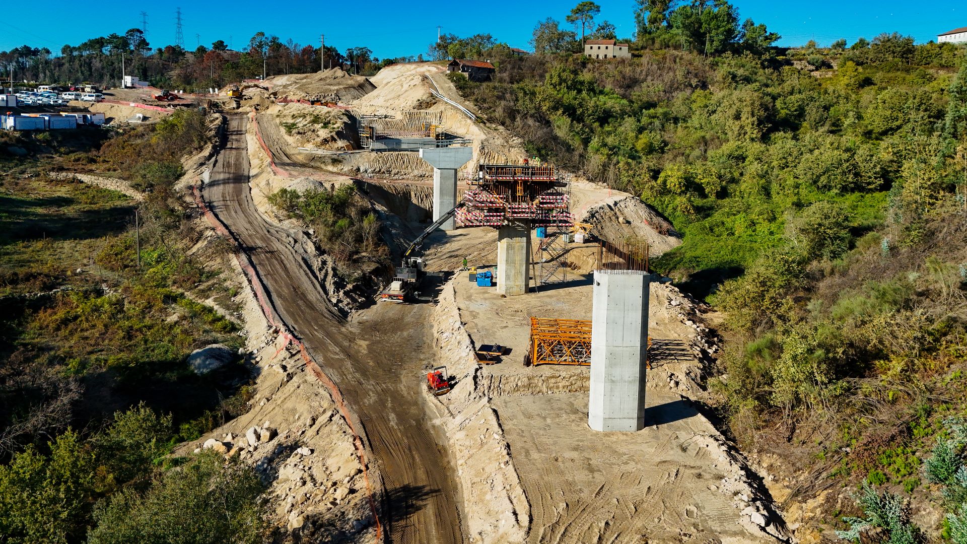 Avanços na obra da Variante à EN211 entre Quintã e Mesquinhata 2