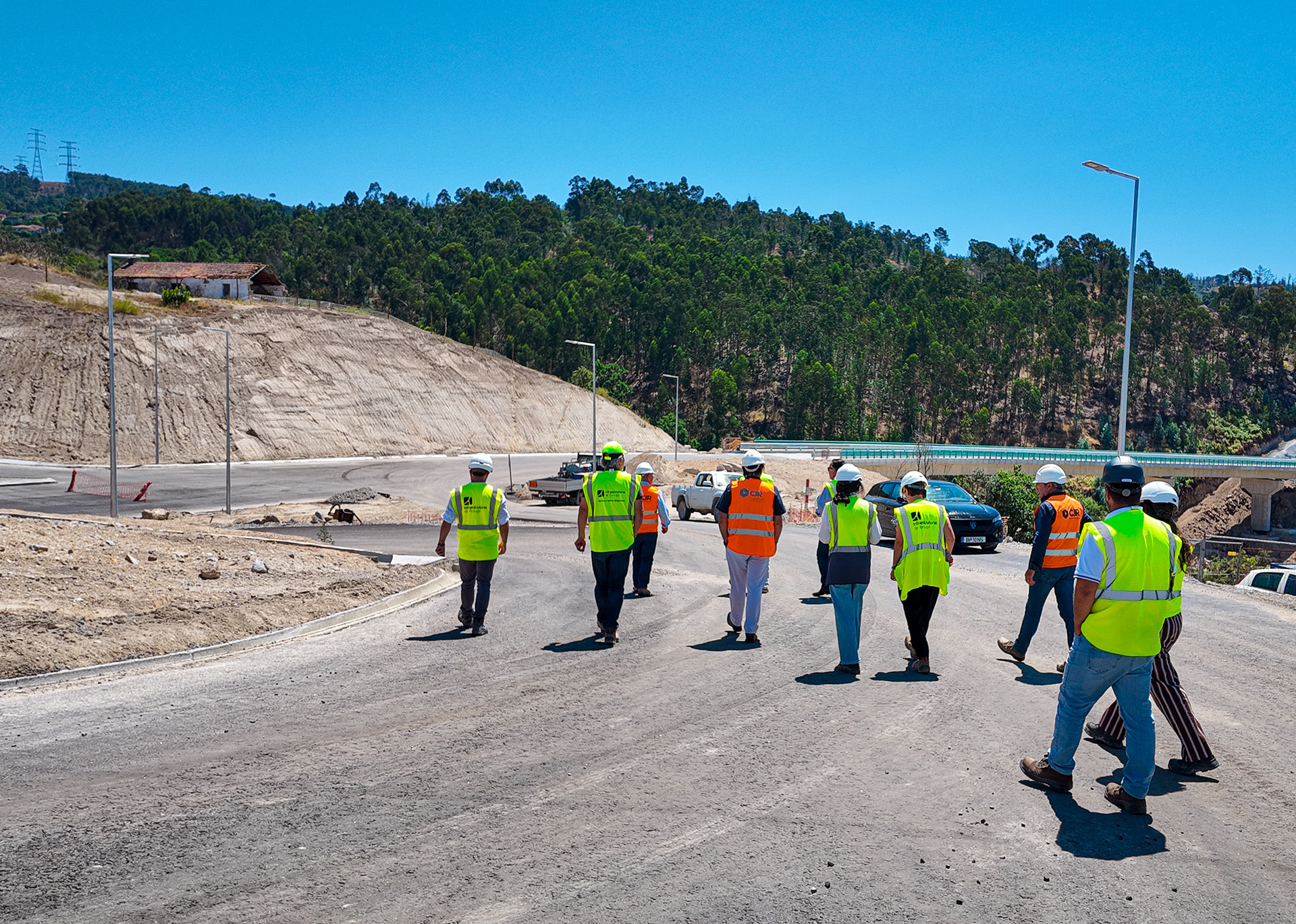 Visita técnica acompanha evolução da empreitada da Variante à EN211 – Quintã / Mesquinhata 4