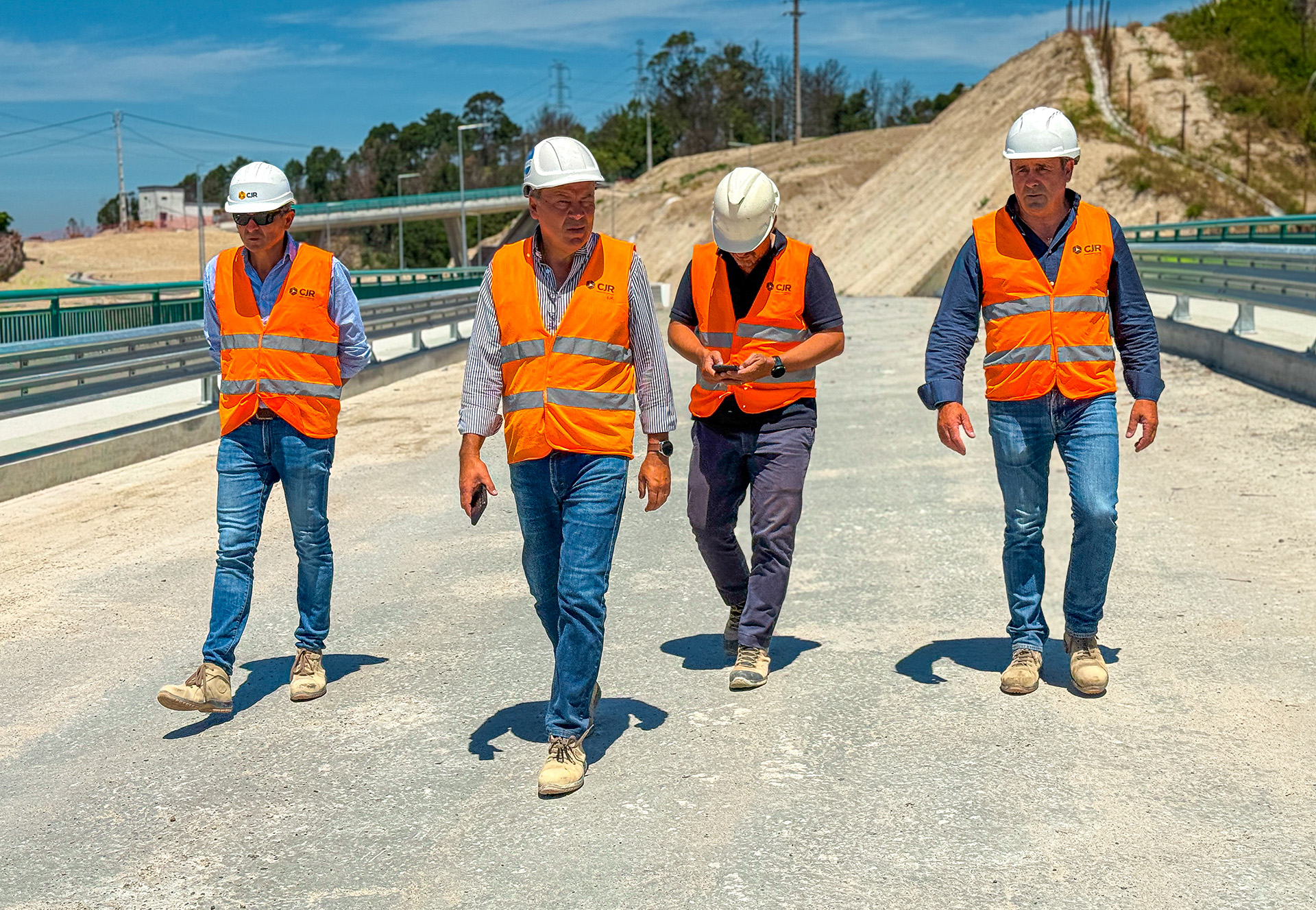Visita técnica acompanha evolução da empreitada da Variante à EN211 – Quintã / Mesquinhata 15